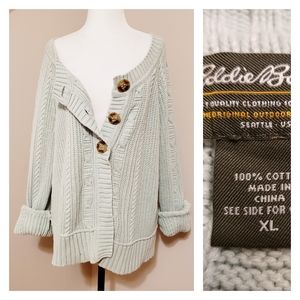 EDDIE BAUER | VINTAGE CHUNKY COTTON CABLE KNIT
